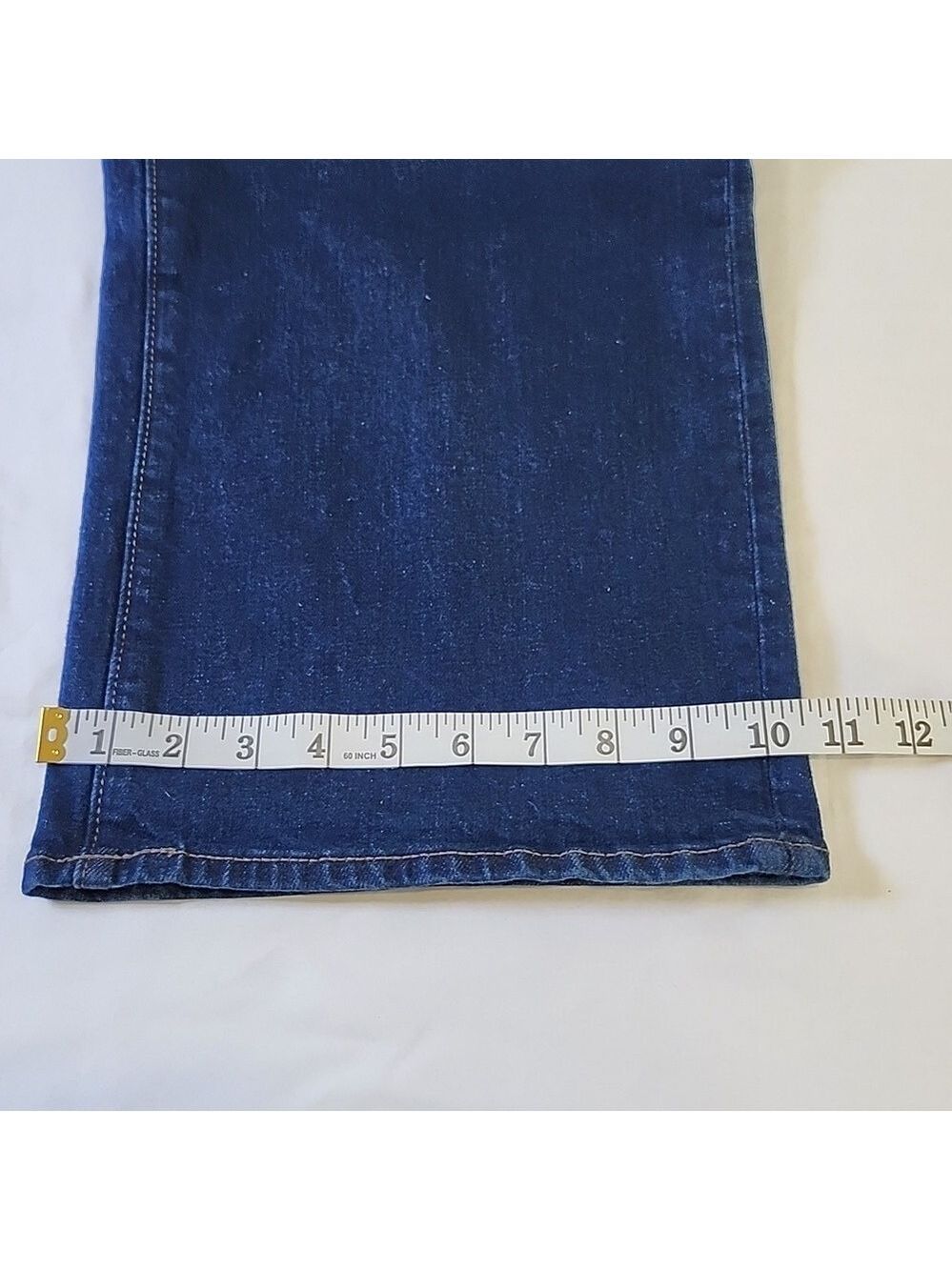 PAIGE Sasha Deep Indigo Wide Leg Jeans Size 29 High Rise Dark Wash - Picture 10 of 10